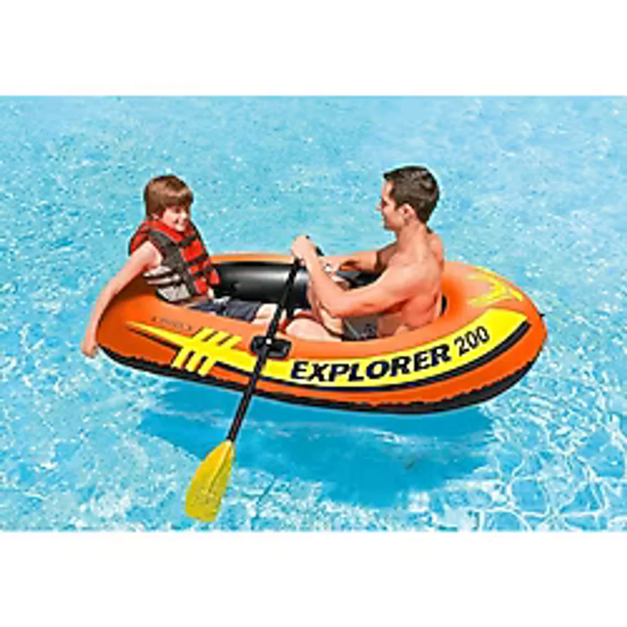 INTEX Intex Explorer 200 Şişme Bot Set 185 x 94 x 41 Cm (Kürek+Pompa)