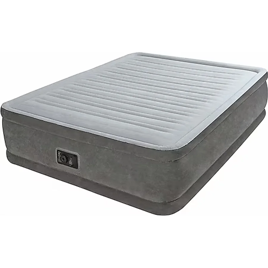 Intex Queen Comfort Plush Elevated 64414 Elektrikli Pompalı Çift Kişilik Şişme Yatak