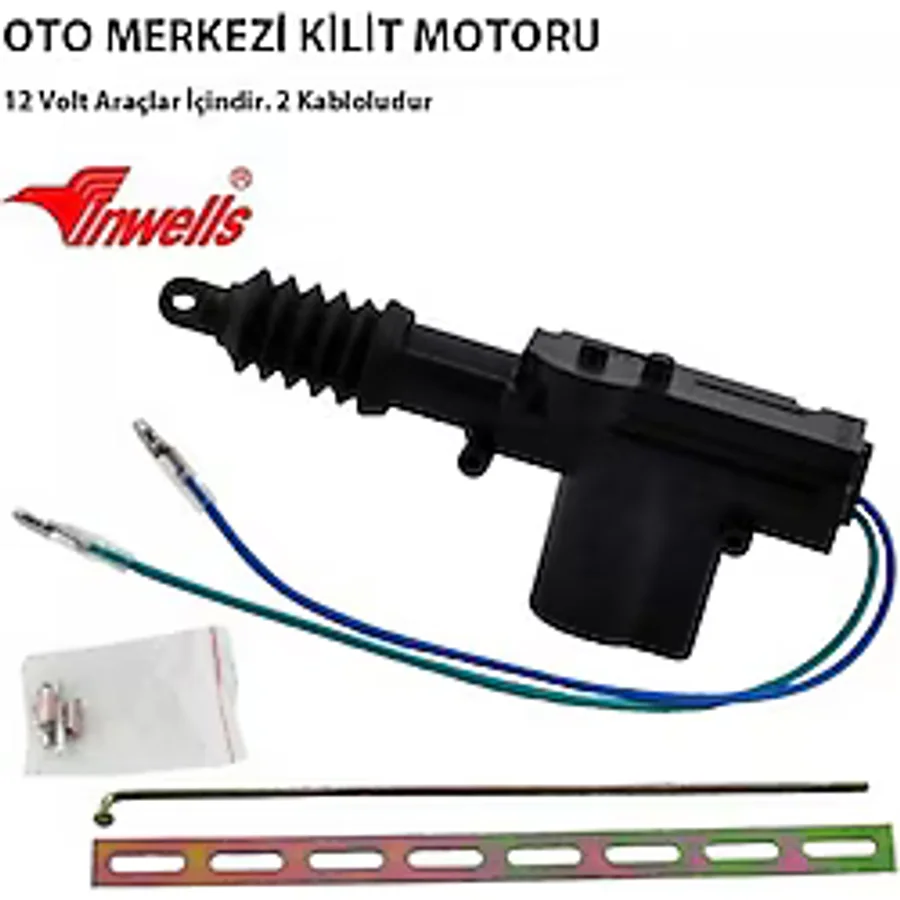 Inwells 12v Merkezi Kilit Motoru 2 Kablolu