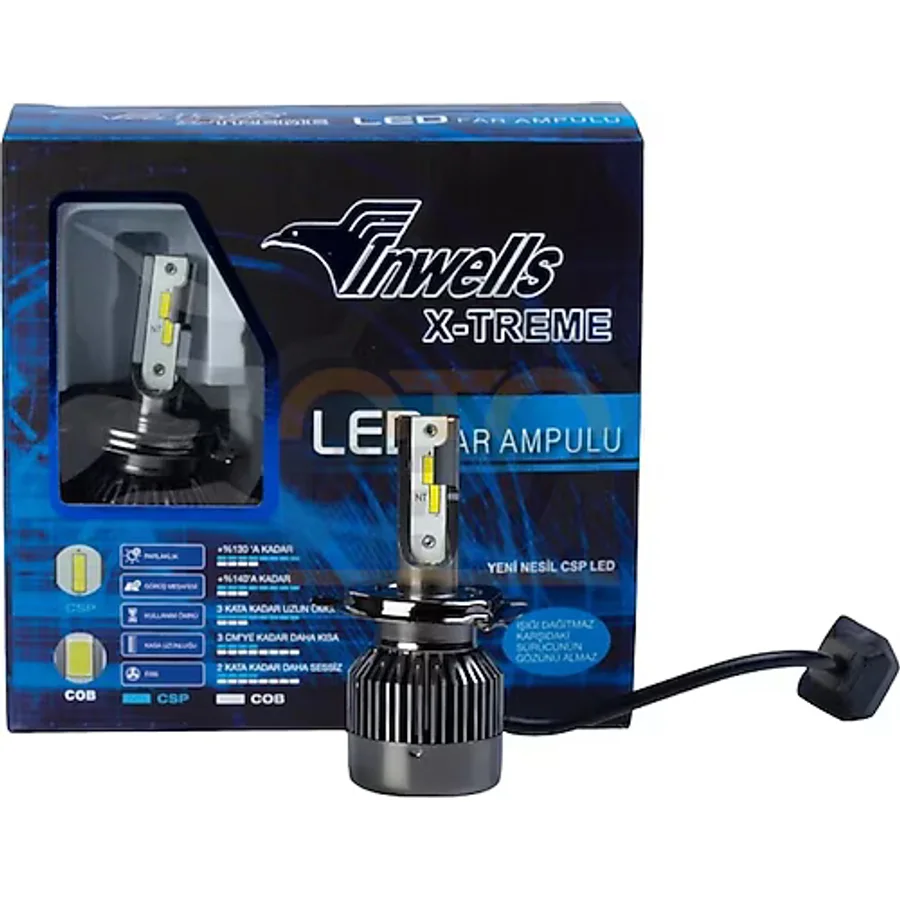 Inwells H1-H3-H4-H7-H11-9005-9006-9012-H15-H27 Led Xenon Far Ampulü - 138130255