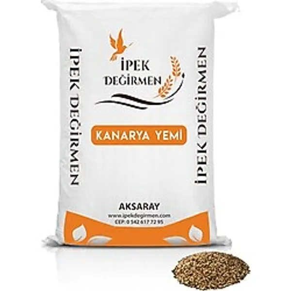 İpek Değirmen Karışık Kanarya Yemi 5 kg Özel Seçilmiş Vitaminli Tohumlar Taze Yeni Mahsul Ekonomik Paket