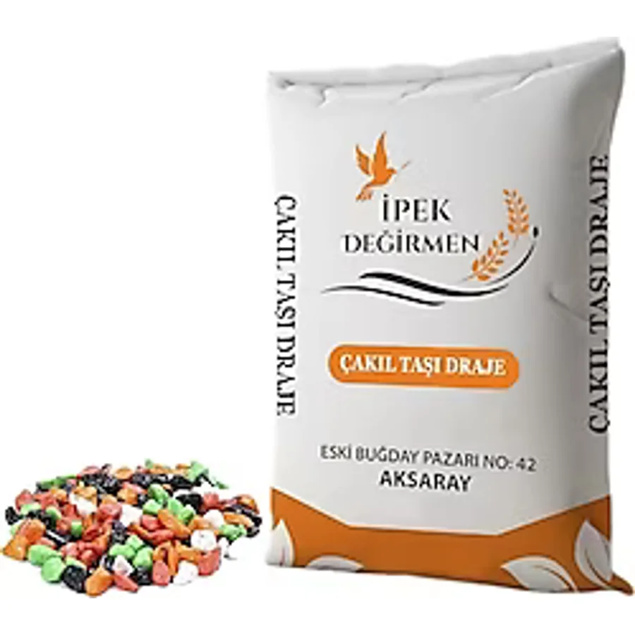 İpek Değirmen Renkli Çakıl Taşı Draje 2 kg