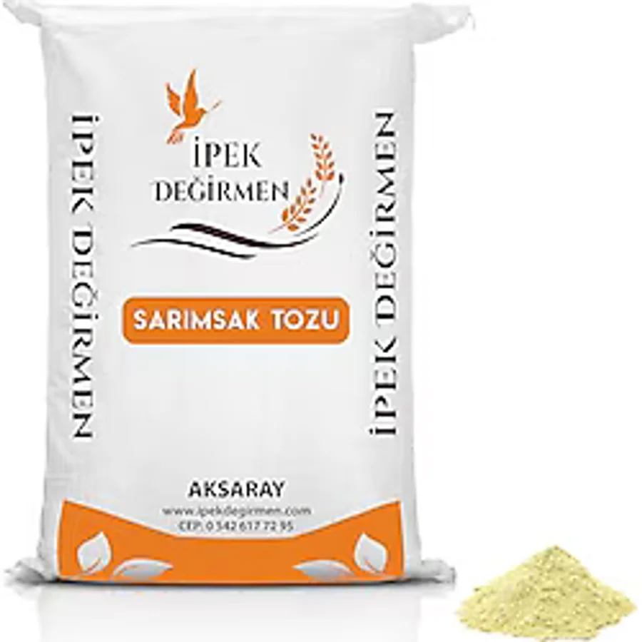 İpek Değirmen Sarımsak Tozu 1 Kg - Klasik Sosluk Lezzet Saf Toz