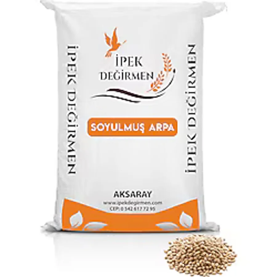 İpek Değirmen Soyulmuş Kabuksuz Arpa Doğal Katkısız Taş Değirmen 5 Kg
