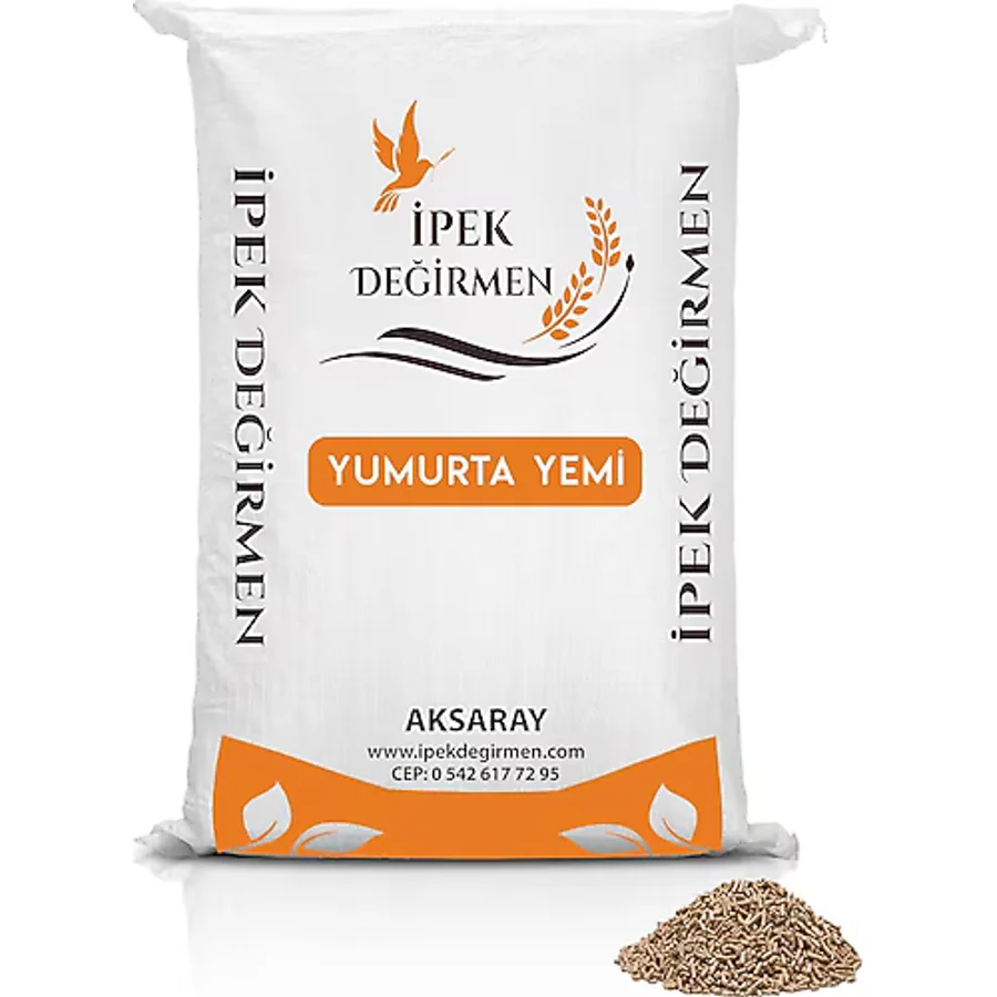 İpek Değirmen Yumurta Verimini Arttıran Tavuk Pelet Yumurta Yemi 20 KG