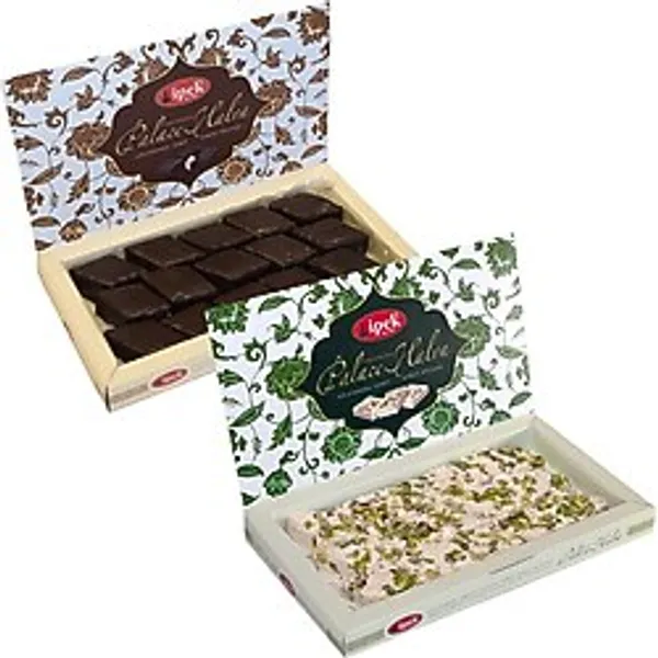 İpek Pişmaniye Saray Helvası Çikolata Kaplı Ve Ant.fıstıklı Karma Paket