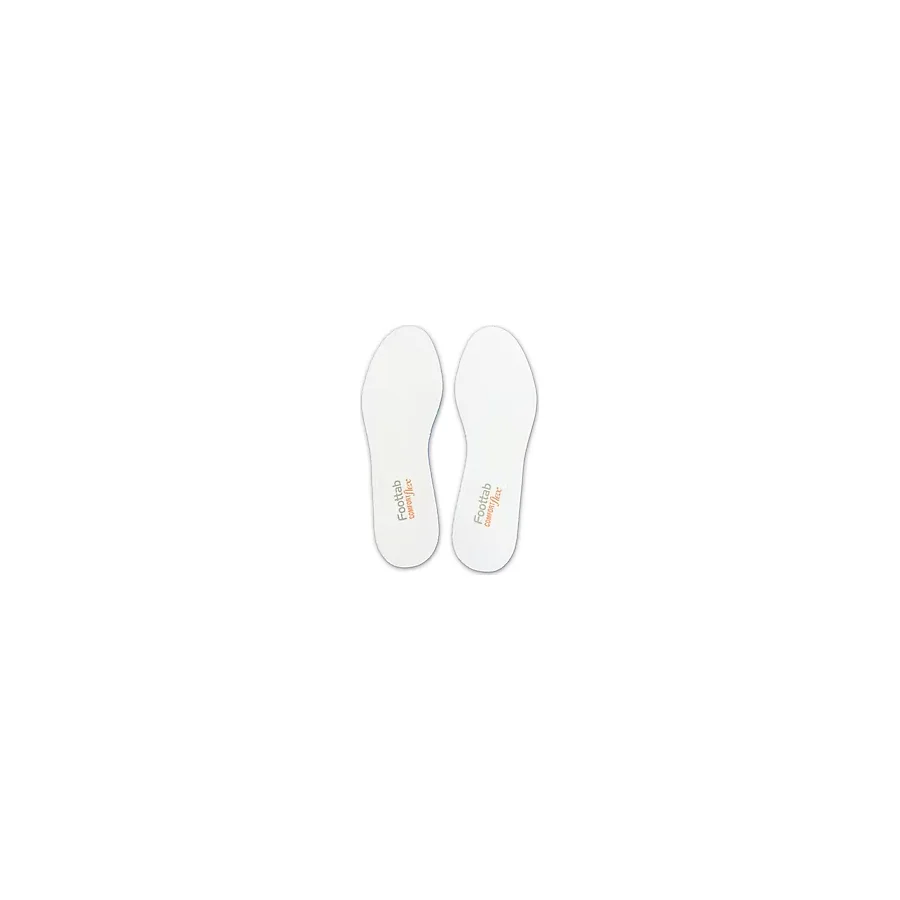 ipekbazaar ComfortFlex Ayakkabı Tabanlığı, Soft Rahat Spor Tabanlık, Kadın, Erkek, Ayakkabı Tabanı (Beyaz, 45-46)