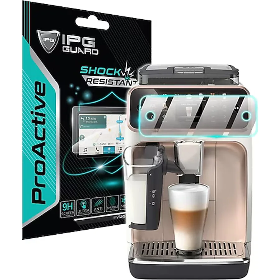 IPG Philips 5500/4400 / 3300/3200 Serisi Espresso Makinesi Ekranı Proactive Ekran Koruyucu - Şeffaf