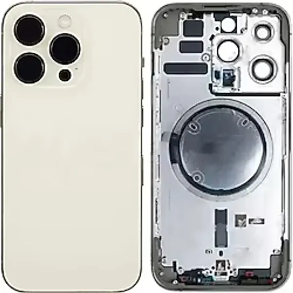 iPhone 14 Pro Max Uyumlu Boş Kasa Gold