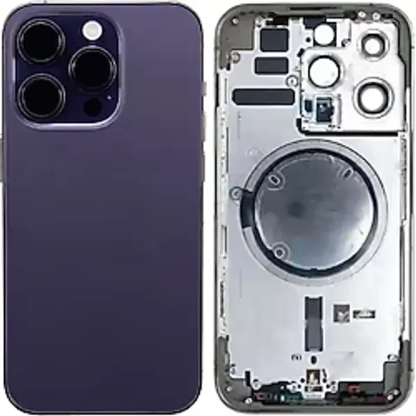 İphone 14 Pro Max Uyumlu Boş Kasa Mor