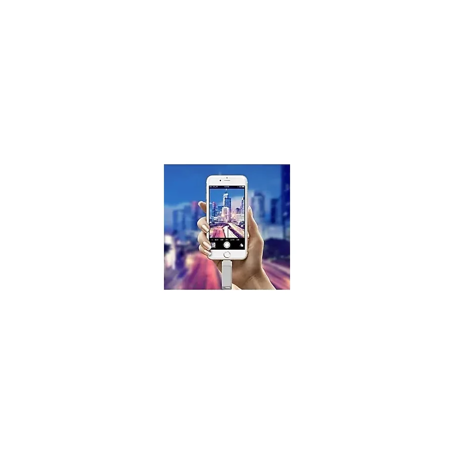 Iphone Ipad Uyumlu 128GB Flash Bellek Telefon Veya Bilgisayardan Veri Aktarma Depolama - Gri - 128 GB