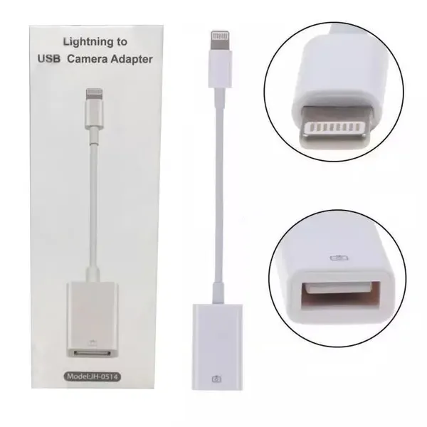 İPHONE LİGHTNİNG TO DİŞİ USB OTG KABLO İOS 13 VE ÜZERİ