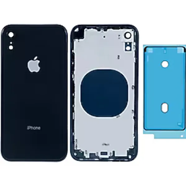 İphone Xr Uyumlu Boş Kasa Siyah + Sıvı Ve Toz Bandı