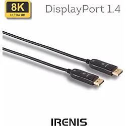 Irenıs Optik Displayport Kablosu, 8k, 15 Mt