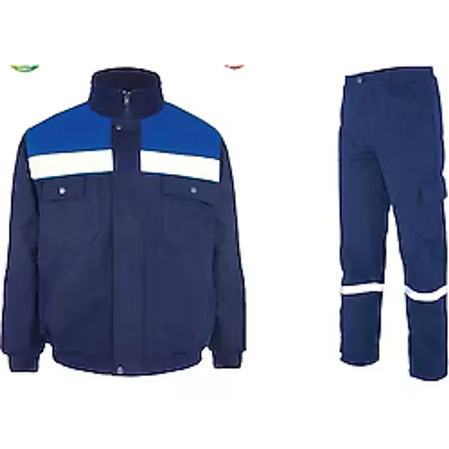 İş Takımı 7/7 Gabardin %100 Pamuk Kapitoneli Reflektörlü