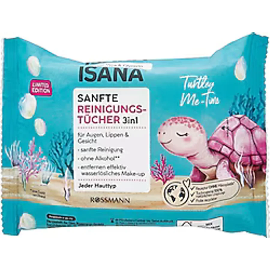 Isana Limited Edition 3 in 1 25'li Makyaj Temizleme Mendili