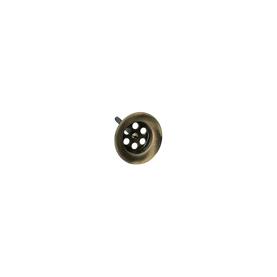 İsaoğlu Yapı Antik Gold Lavabo Gideri Antik Eskitme Mat Gold Süzgeç Pirinç Banyo Gideri