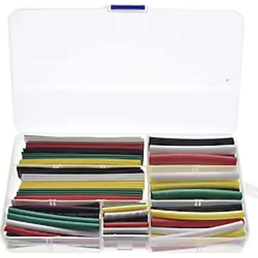 Isı Polyolefin Shrink Boru Daralan Makaron Set (Kutulu) 140 Adet