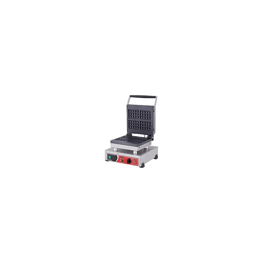 Işıkgaz Silver Endüstriyel Elektrikli Kare Waffle Makinesi - 4 Lü
