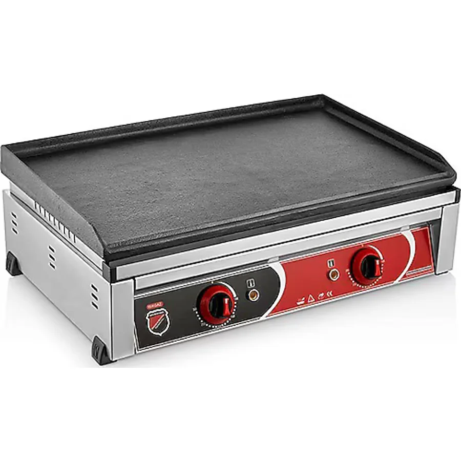 Işıkgaz Silverinox 2151-DZ 70 cm Düz Döküm Pleyt Elektrikli Izgara
