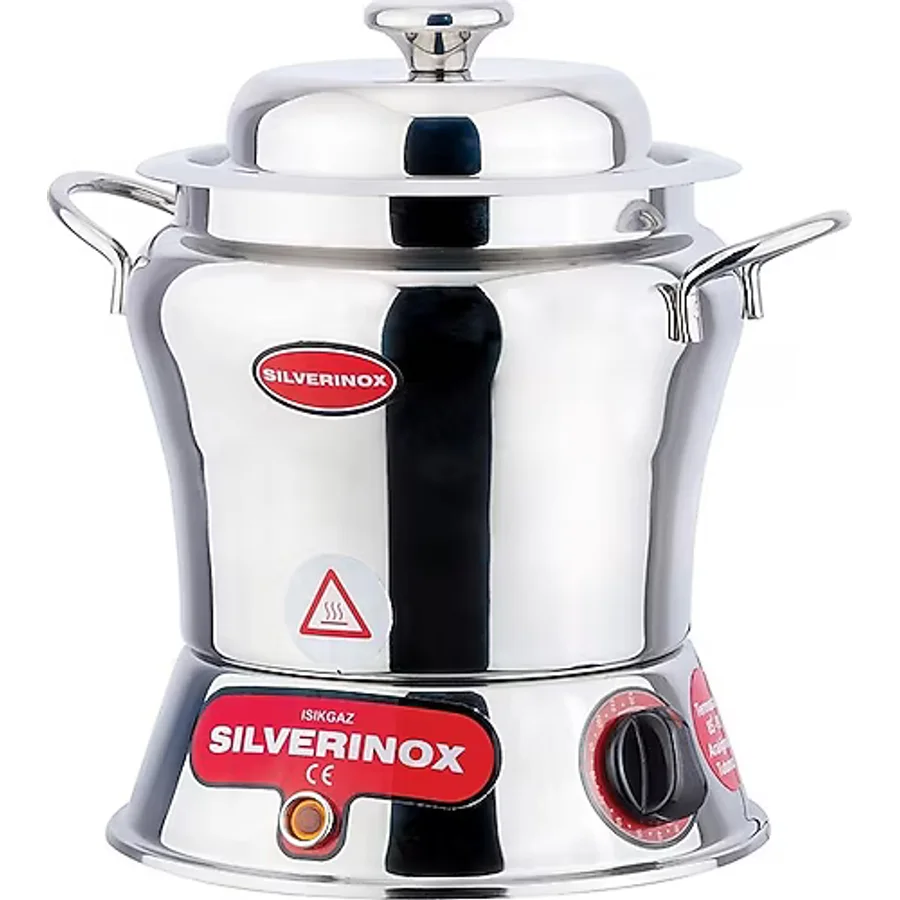 Işıkgaz Silverinox Elektrikli Çikolata Sos Potu - İskender Sosluk
