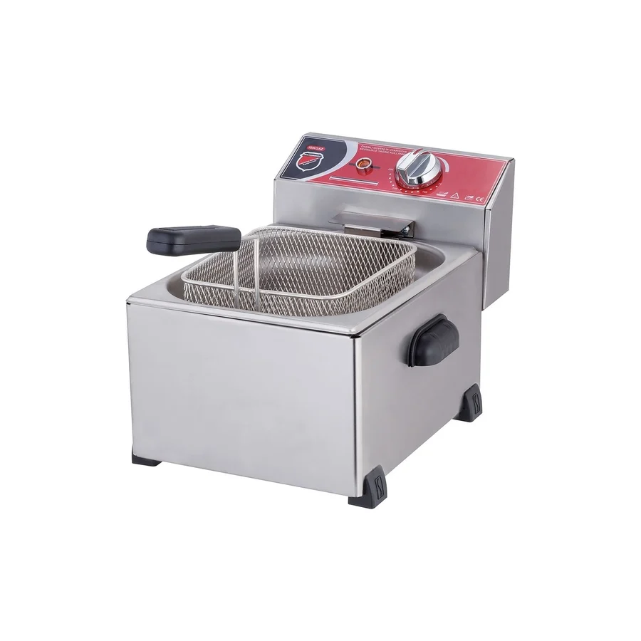 Işıkgaz Silverinox Endüstriyel Tekli 5 Litre Elektrikli Fritöz
