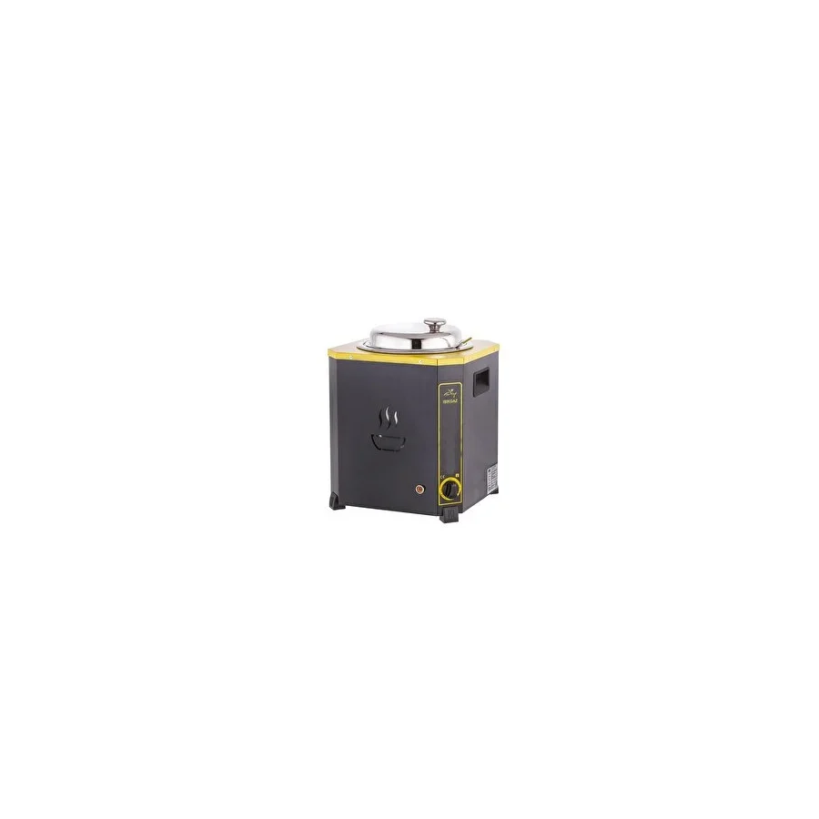 Işıkgaz Silverinox Işıkgaz Silver Elektrikli 9 Litre Jumbo Çorba Potu - Çorba Kazanı