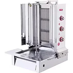 Işıkgaz Silverinox Işıkgaz Silver Tüplü 3 Radyanlı Alttan Motorlu Döner Ocağı