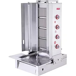 Işıkgaz Silverinox Lpg Tüplü 4 Radyanlı Alttan Motorlu Döner Ocağı
