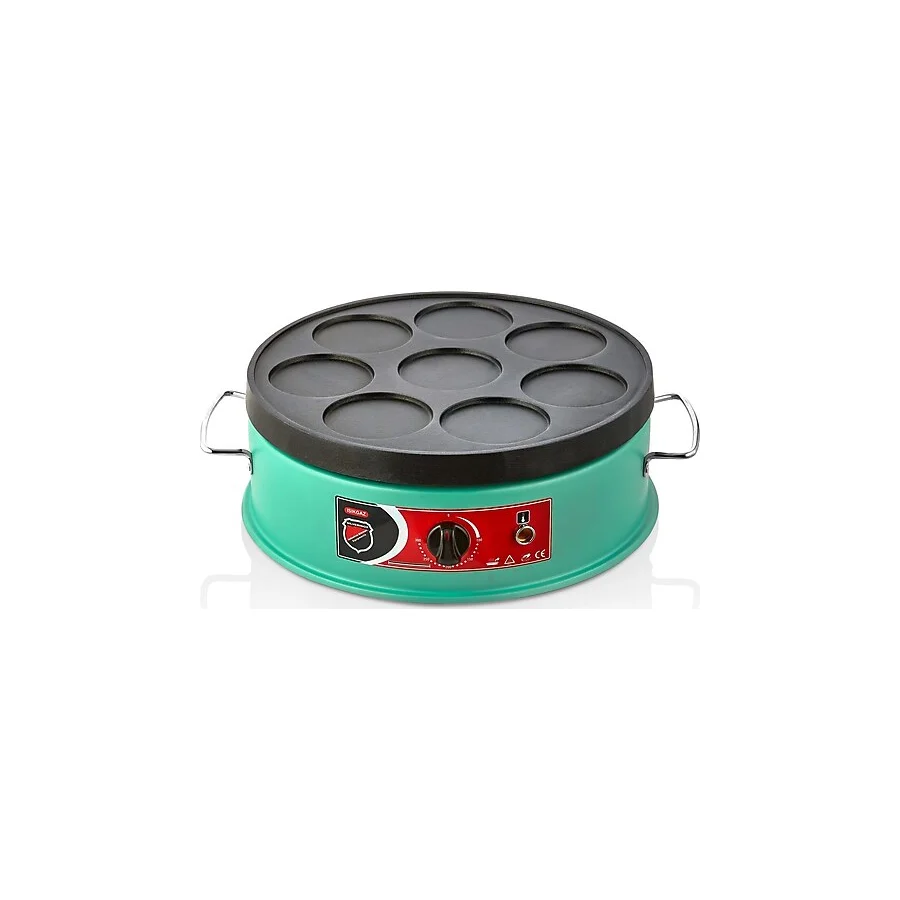 Işıkgaz Silverinox PNK-02 Tekli Yeşil Pankek Makinesi