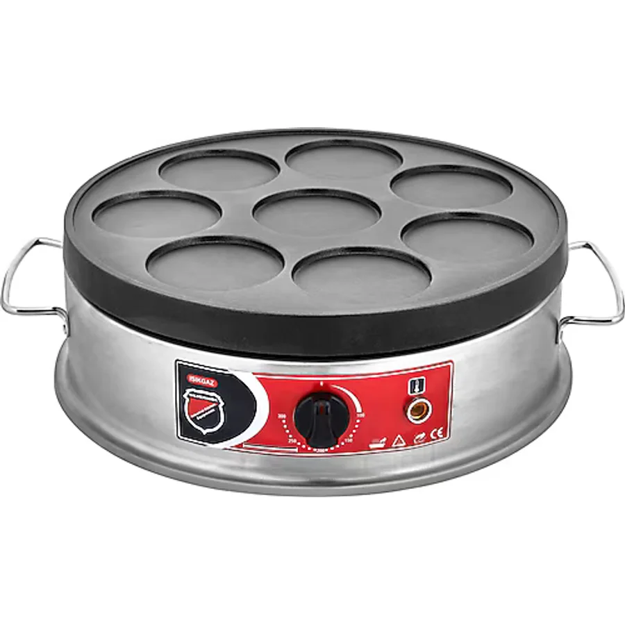 Işıkgaz Silverinox PNK-03 Tekli Gri Pankek Makinesi