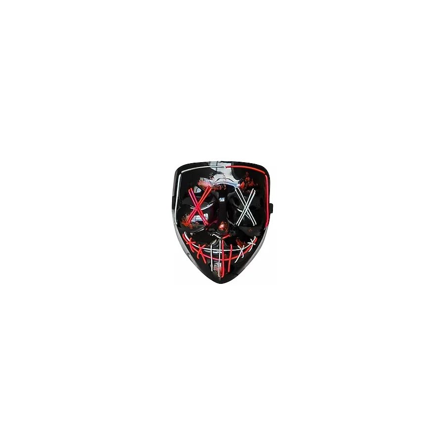 Işıklı Led Maske Parti Eğlence Maskesi Hallowen Neon Maske