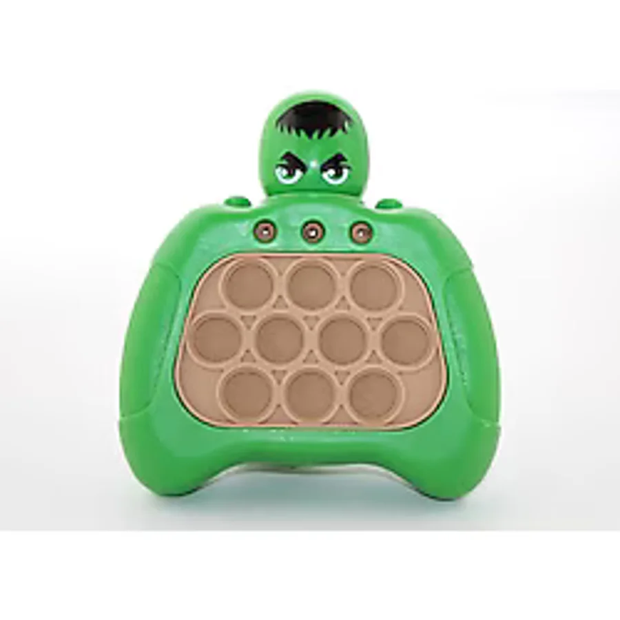 Işıklı Müzikli Pop-It Hulk Tasarımlı - Çok Renkli