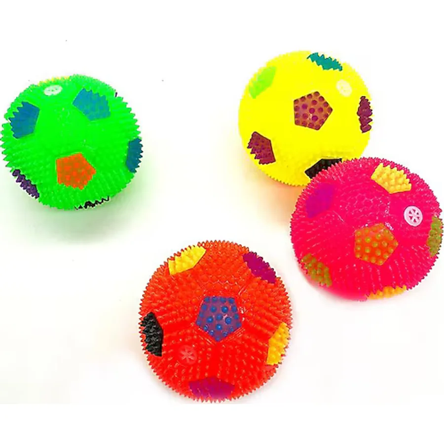 Işıklı Sesli Futbol Topu 6,5 Cm DG-1645