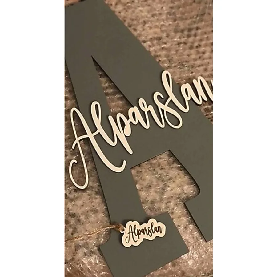 Işıklı Toplar Türkiye Çocuk Ve Bebek Odası Harf Kapı Ve Duvar Süsü Pano Isimlik