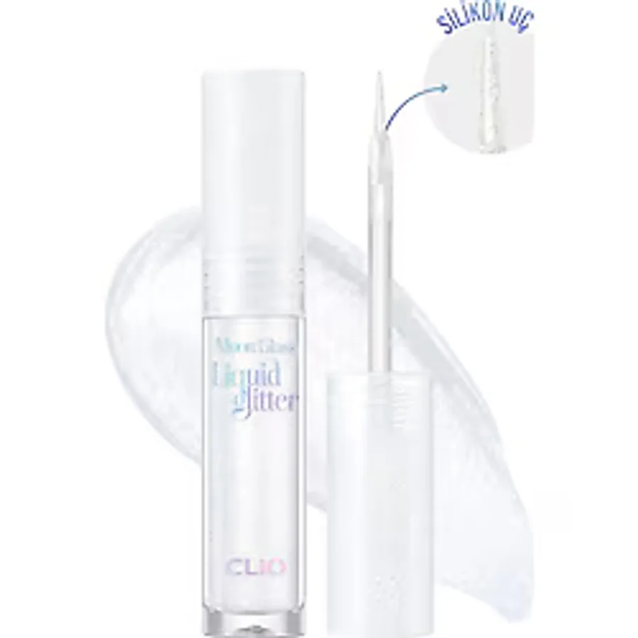 Işıltılı ve Şeffaf Likit Glitter CLIO Moon Glass Liquid Glitter Sweet Cloud (01 Baby Snow)