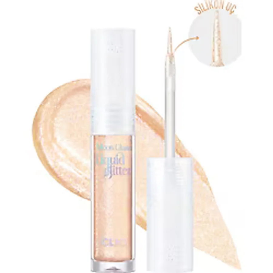 Işıltılı ve Şeffaf Likit Glitter CLIO Moon Glass Liquid Glitter Sweet Cloud (02 Moon Flare)