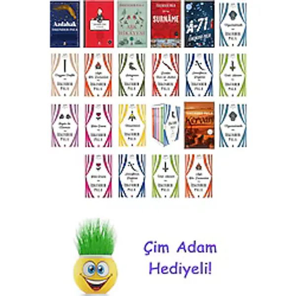 İskender Pala 22 Kitap Seti + Çim Adam Hediye
