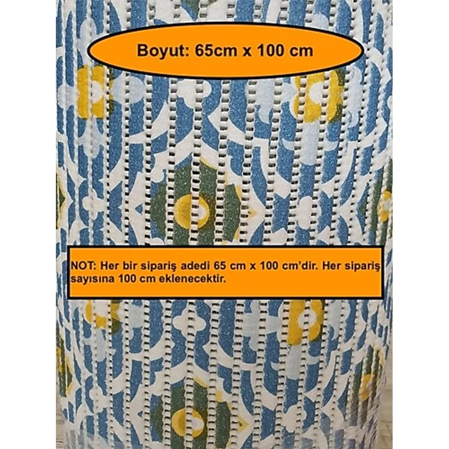 Islak Zemin Paspas, Pvc Kaymaz Yolluk, Banyo Wc Sentetik Yolluk 65X100 cm