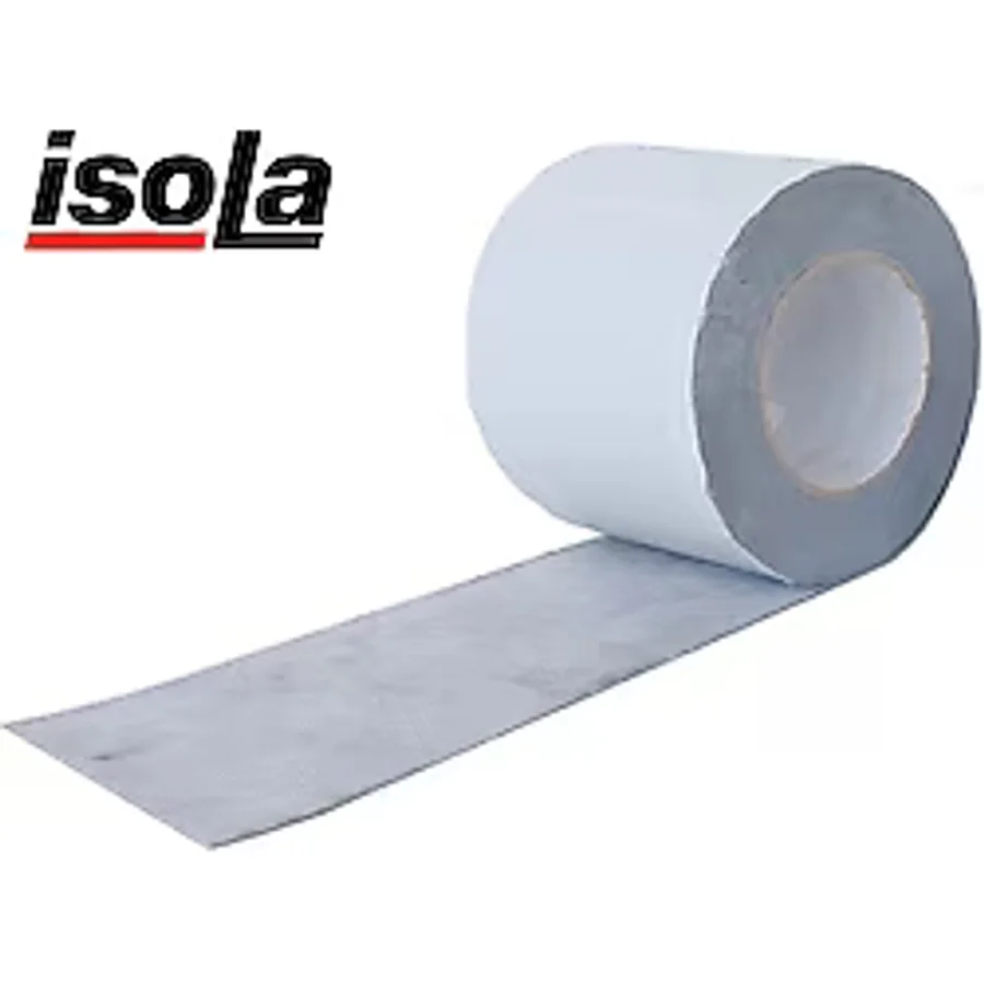 Isola Kendinden Yapışkan Butil Tekstil Üzeri Boyanabilir Armür Bant Pah Köşe Derz Su Yalıtımı Izolasyon Bandı - 10 cm x 2 m
