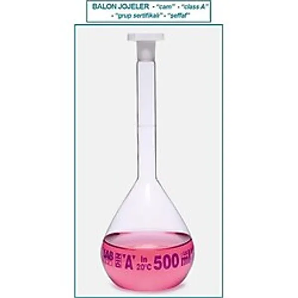 Isolab 013.01.100 Balon Joje Standard Şeffaf Mavi Skala 100 ml Ns 12/21 2 Adet