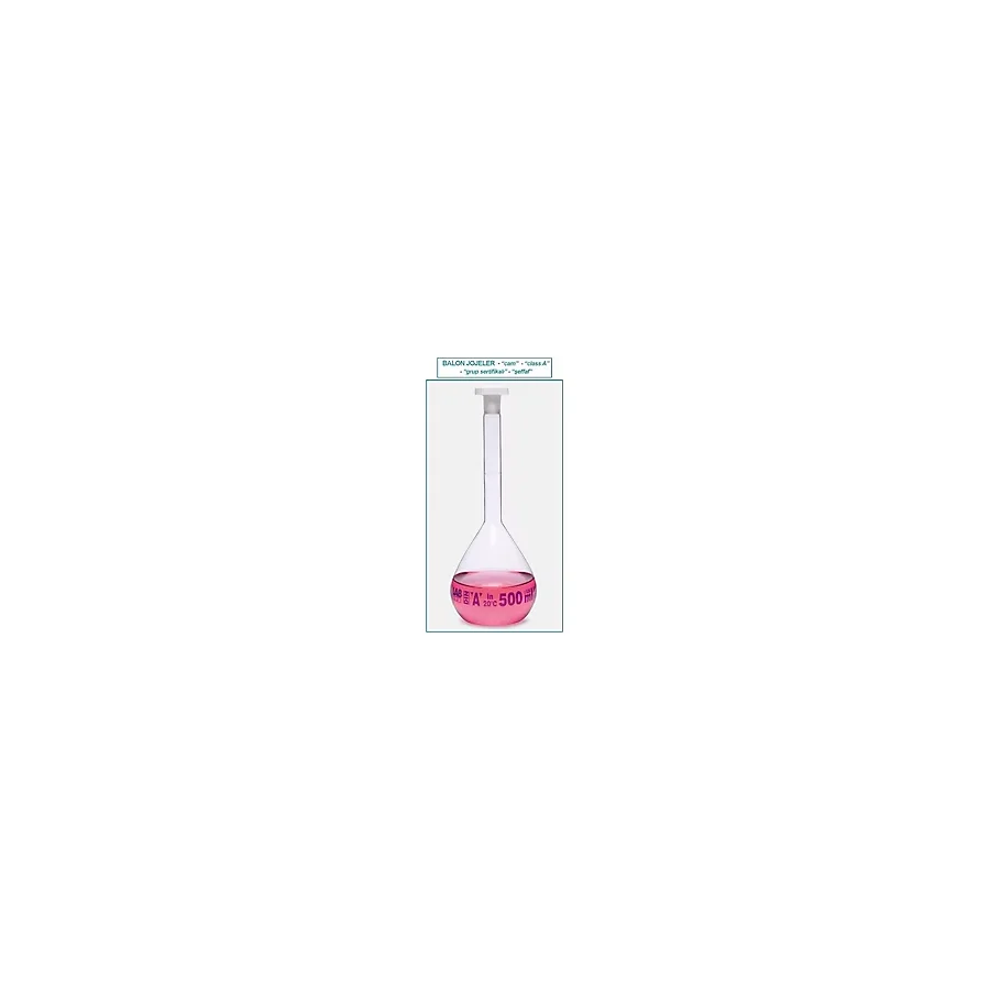 Isolab 013.01.101 Balon Joje Standard Şeffaf Mavi Skala 100 ml Ns 14/23 2 Adet