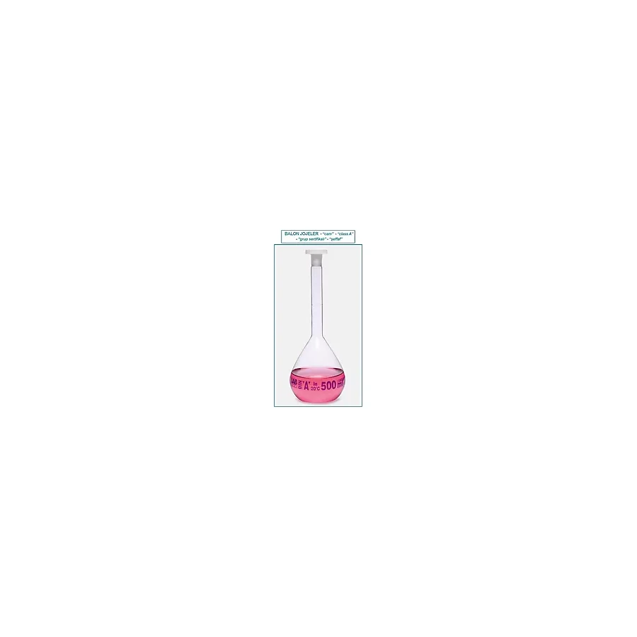 Isolab 013.01.300 Balon Joje Standard Şeffaf Mavi Skala 300 ml Ns 14/24 2 Adet