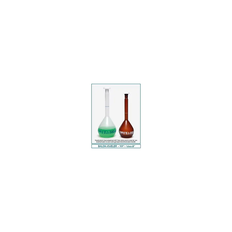 Isolab 014.03.050 Balon Joje P.p Şeffaf B Kalite Mavi Skala 50 ml Ns 12/21 1 Adet