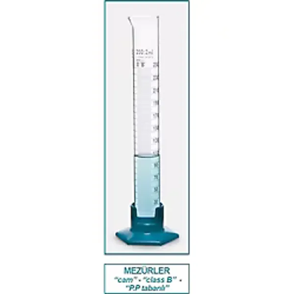 Isolab 016.07.500 Mezür - Uzun Form - P.p Tabanlı - B Kalite - Beyaz Skala - 500 ml (2 Adet)