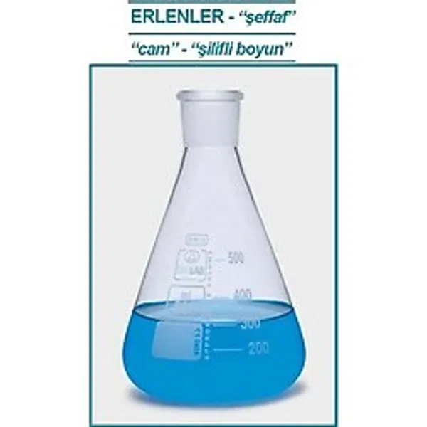 Isolab 028.01.252 Erlen Cam Şilifli 250 ml NS29/32 1 Adet