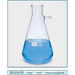 Isolab 040.01.500 Erlen Nuçe Cam Cam Su Giriş Borulu 500 ml 1 Adet
