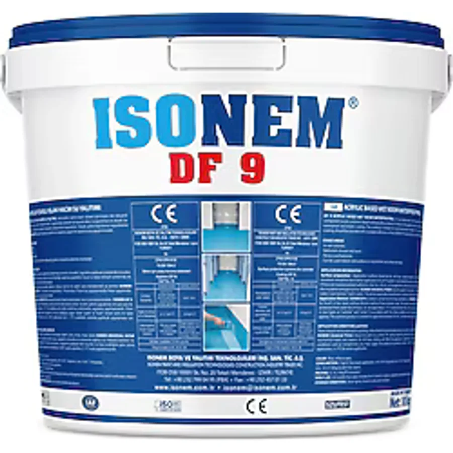 Isonem DF 9 18 kg Akrilik Esaslı Islak Hacim Su Yalıtım Malzemesi
