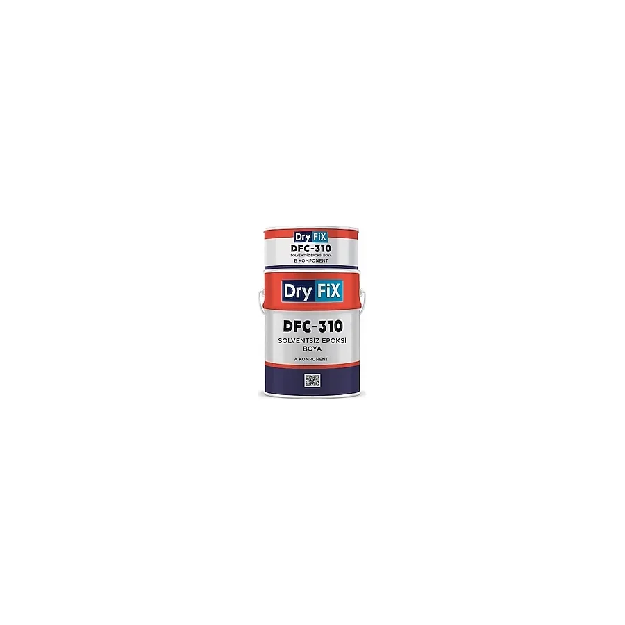 İsonem Dryfix DFC-310 Solventsiz Epoksi Son Kat Boya 20 kg Ral 7035 Açık Gri