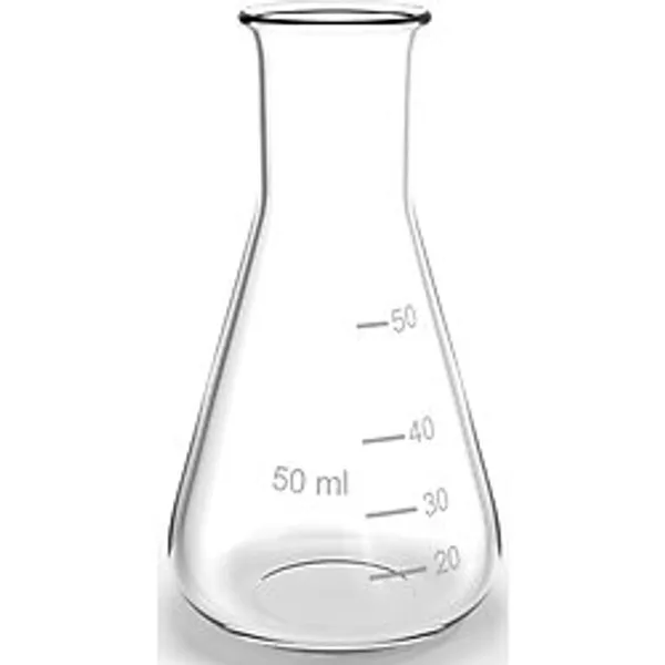 Isotherm Erlen / Dar Boyunlu / 50 'ml - Şeffaf - 1